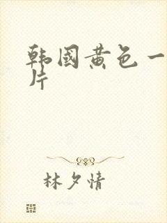 韩国黄色一级大片