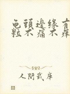 龟头边缘有小颗粒不痛不痒封面