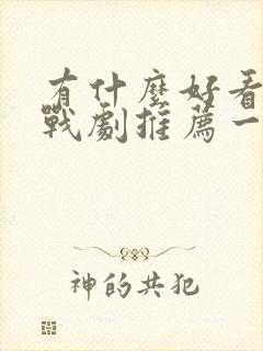 有什么好看的谍战剧推荐一下封面