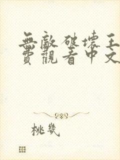 无敌破坏王二免费观看中文版