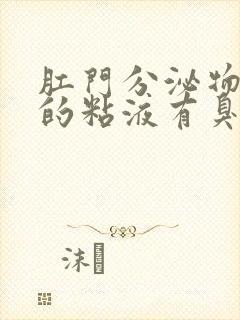 肛门分泌物发黄的粘液有臭味