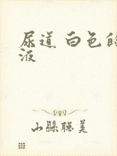 尿道 白色的脓液