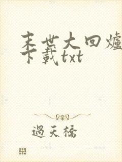 末世大回炉免费下载txt