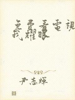 免费看电视剧许我耀眼
