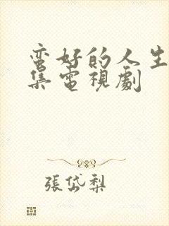 蛮好的人生共几集电视剧