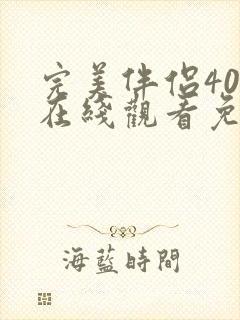 完美伴侣40集在线观看免费完整版高清封面