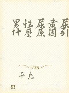 男性尿黄尿臭是什么原因引起的