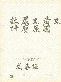 拉尿又黄又臭是什么原因封面