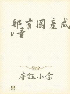 那有国产成人av看