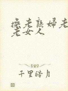 操老熟妇老熟女老女人