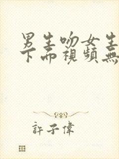 男生吻女生胸和下面视频无遮挡