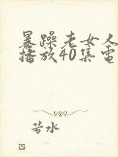 暴躁老女人免费播放40集电视剧