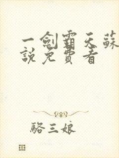 一剑霸天苏信小说免费看