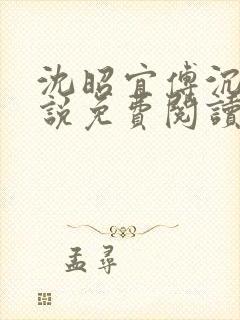 沈昭宜傅沉砚小说免费阅读最新章节封面