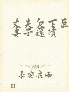 丈夫欠下巨债,妻子还债封面