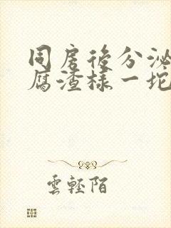 同房后分泌物豆腐渣样一坨坨