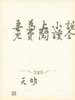 妻为上小说全文免费阅读全文