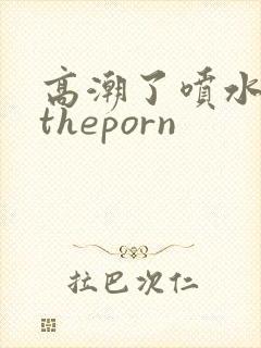 高潮了喷水好多theporn