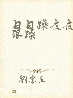 日日躁夜夜躁狠狠躁