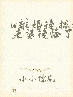 w离婚后,总裁老婆后悔了》