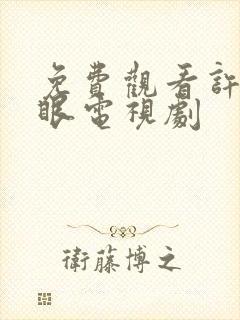 免费观看许我耀眼电视剧