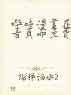 哔咔漫画在线观看页面免费漫画网站下载