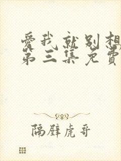 爱我就别想太多第三集免费观看