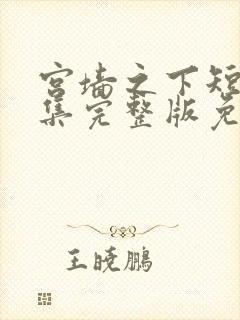 宫墙之下短剧全集完整版免费观看