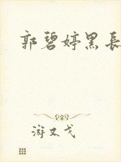 郭碧婷黑长直封面