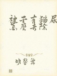 被子有猫尿骚味怎么去除封面