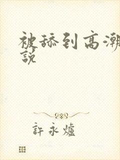 被舔到高潮的小说