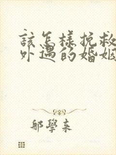 该怎样挽救老公外遇的婚姻封面