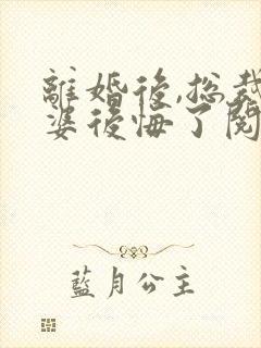 离婚后,总裁老婆后悔了阅读全文封面