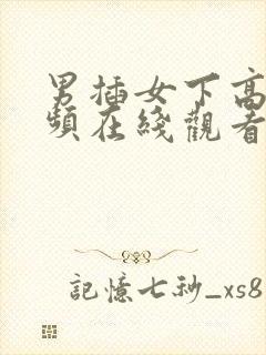 男插女下高清视频在线观看