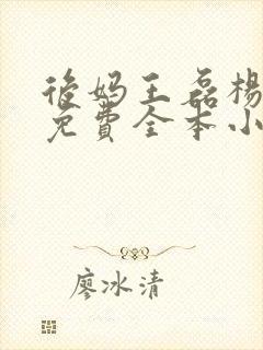 后妈王磊杨晓芬免费全本小说封面