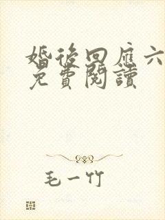 婚后回应六盲星免费阅读