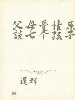 父母爱情原著小说七个孩子结局