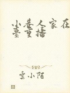 小巷人家在哪个台重播