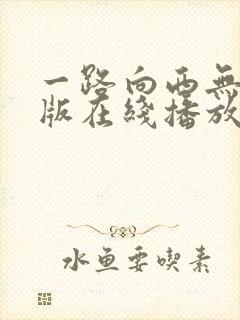 一路向西无删减版在线播放封面