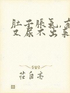 肚子胀气,有尿又尿不出来怎么办