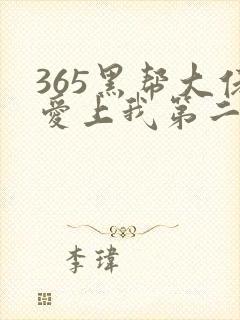 365黑帮大佬爱上我第二部封面
