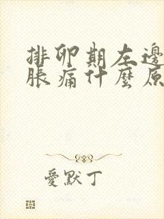 排卵期左边小腹胀痛什么原因