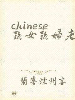 chinese熟女熟妇老女人