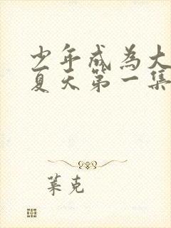 少年成为大人的夏天第一集