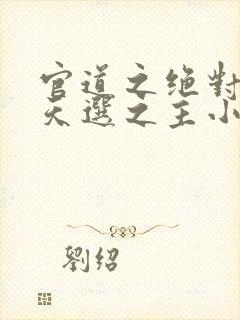 官道之绝对权力天选之主小说全篇封面