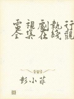 电视剧执行法官全集在线观看