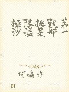 极限挑战第三季沙溢是哪一期