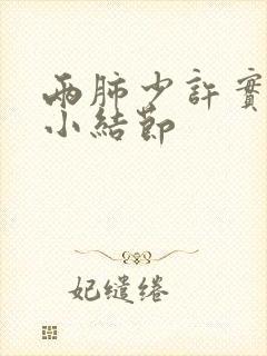 两肺少许实性微小结节封面