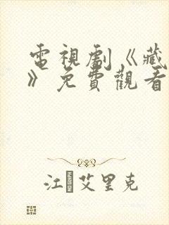 电视剧《藏海传》免费观看