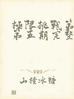 极限挑战第三季第五期完整版